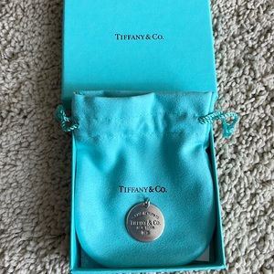 Tiffany & Co round tag charm